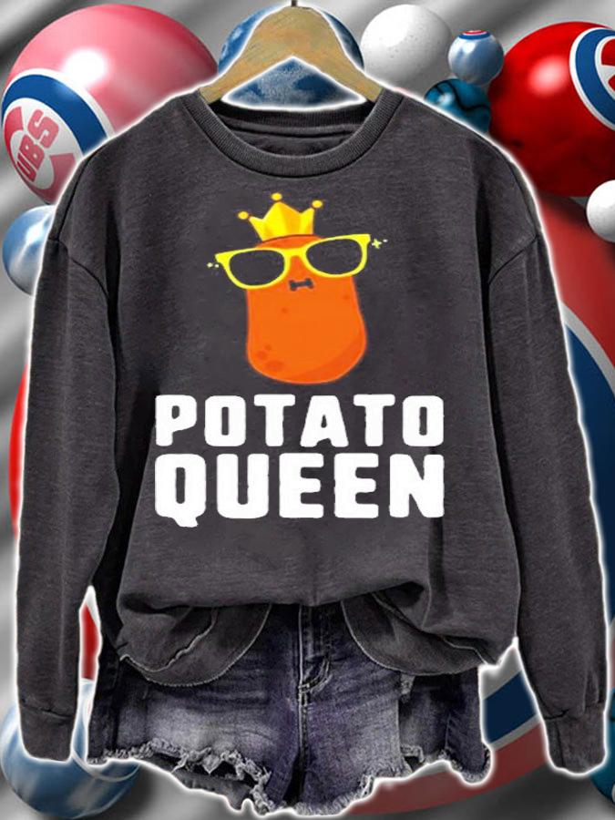 Potato Queen Shirt Potato Shirts For Women Kids Girls Shirt sweatshirt