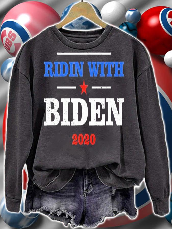 Ridin With Biden Joe Biden For President 2020 T-Shirt sweatshirt