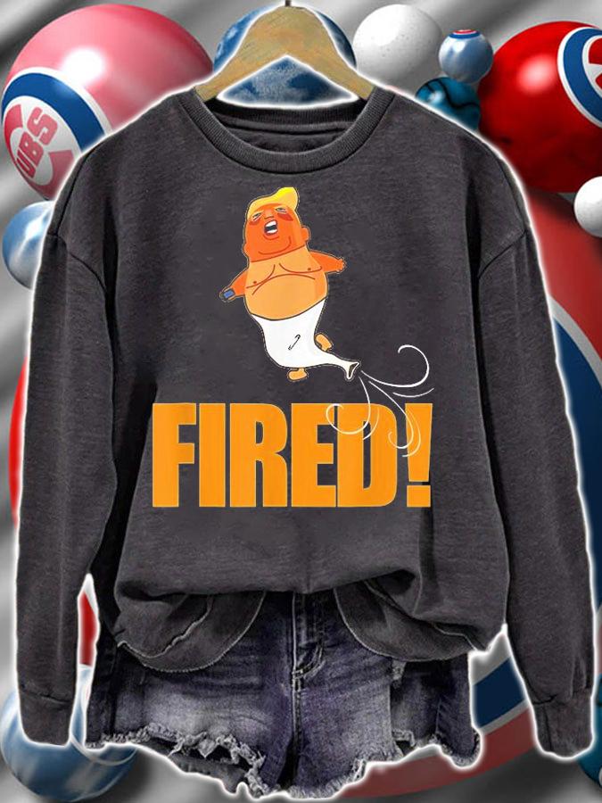 Trump Fired Baby Trump Balloon Deflating T-Shirt