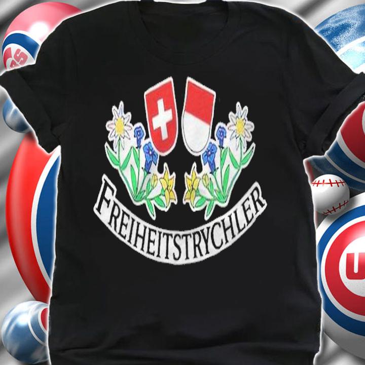 Freiheit Strychler logo T-shirt