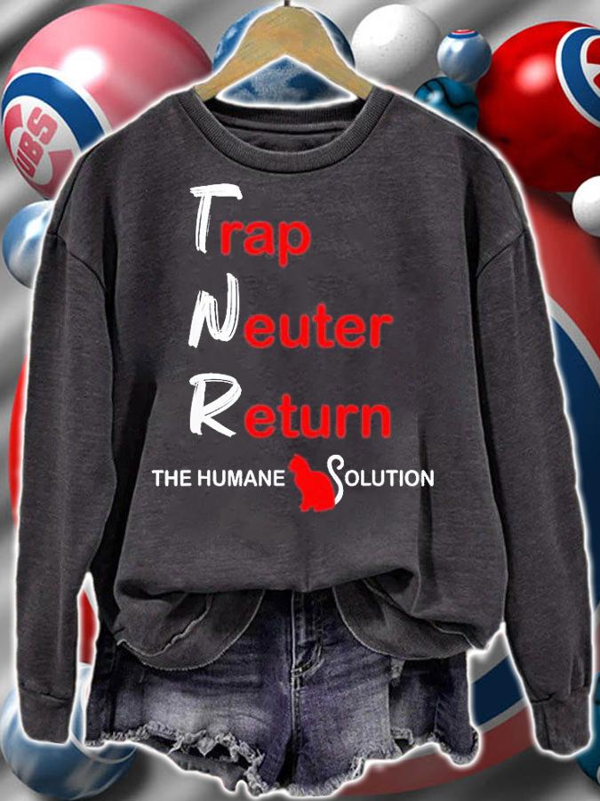 Trap Neuter Return The Humane Solution T-Shirt