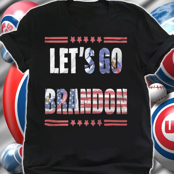 F Joe Biden let's Go Brandon Eagle USA Flag Joe Biden Chants Anti Biden T-Shirt