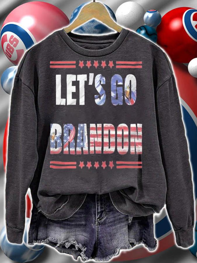 F Joe Biden let's Go Brandon Eagle USA Flag Joe Biden Chants Anti Biden T-Shirt