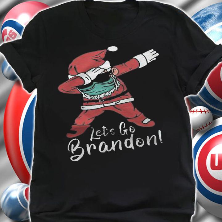 Funny Dabbing Santa Let's Go Brandon T-Shirt