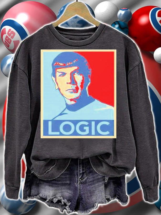 Mr Spock Logic Star Trek T-Shirt sweatshirt