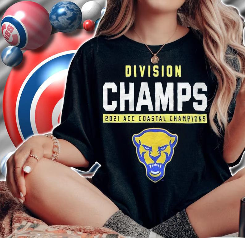 Pittsburgh Panthers football Division Champs 2021 Acc Coastal Champions T-shirt