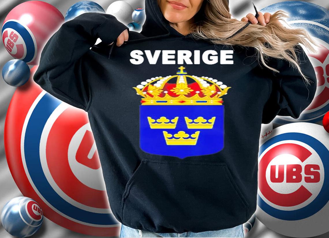 Sverige Emblem Swedish Language Design T-Shirt hoodie