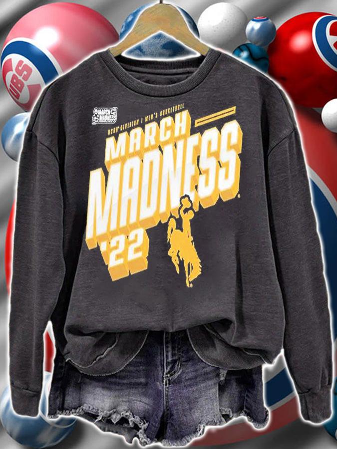 Wyoming Cowboys 2022 NCAA Division I Men's Basketball March Madness T-Shirt sweatshirt