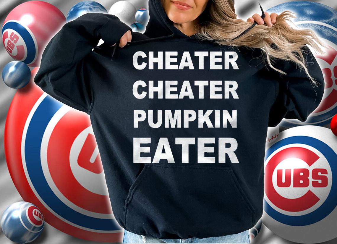 Cheater Cheater Pumpkin Eater Pun Funny Halloween Costume Shirt hoodie