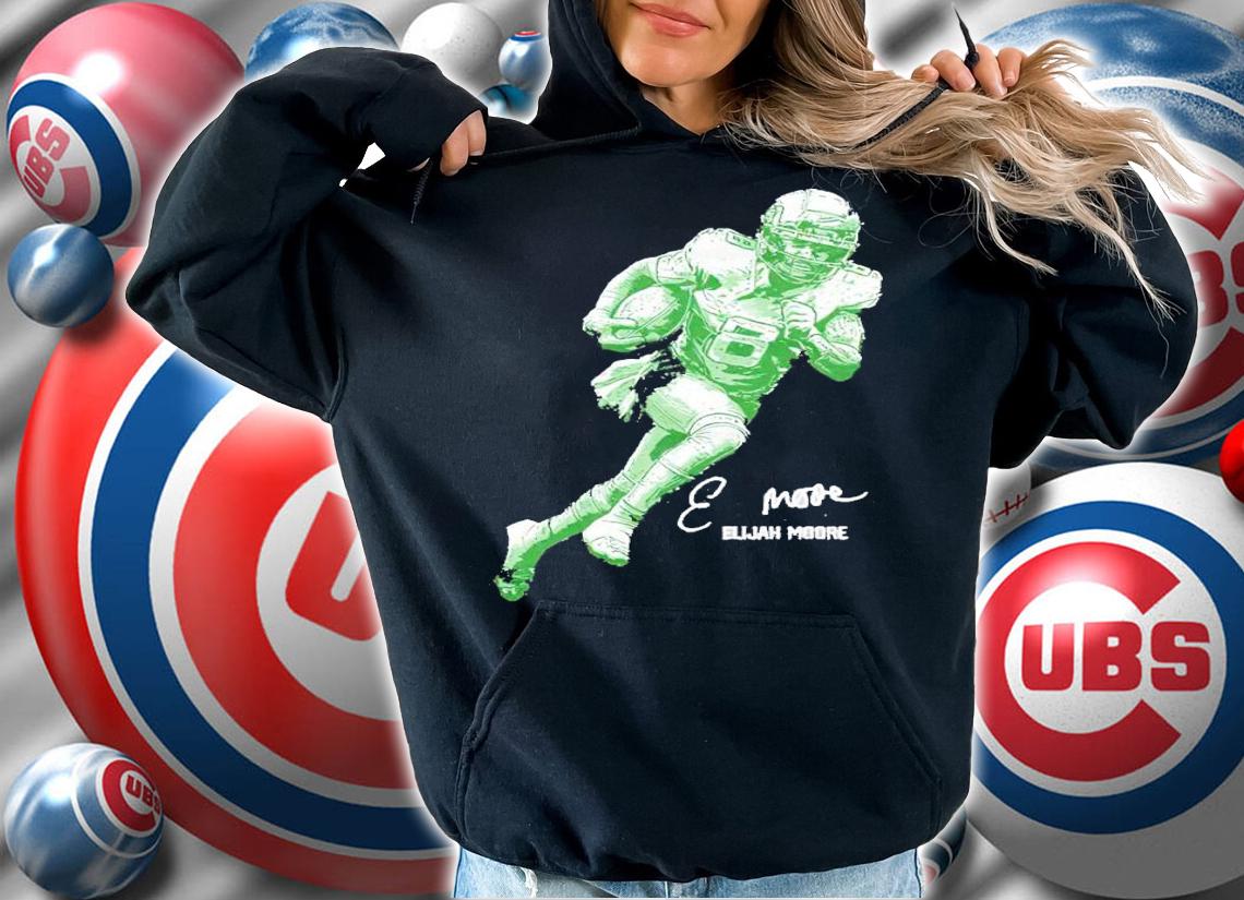 Elijah Moore Mono New York Football Signatures Shirt hoodie