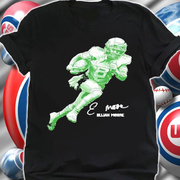 Elijah Moore Mono New York Football Signatures Shirt shirt