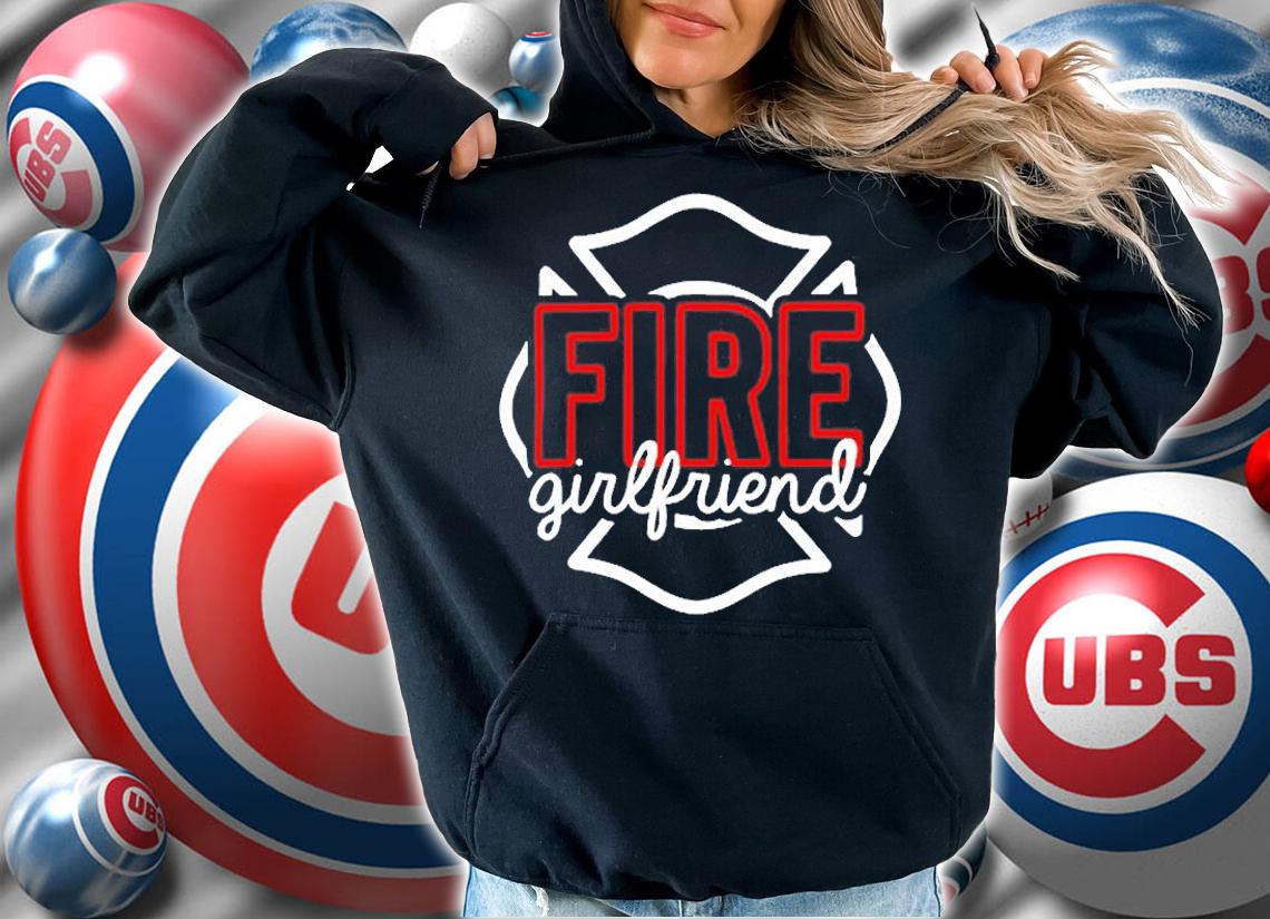 Firefighter Girlfriend Family Fireman Support T-Shirt