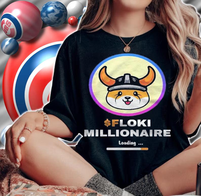 Floki Millionaire Floki Inu Token Coin Crypto Hodl Shirt woman shirt