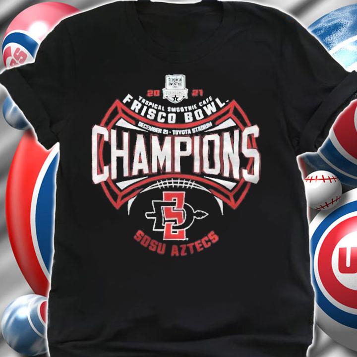 Frisco Bowl Champions 2021 SDSU Aztecs football logo T-shirt