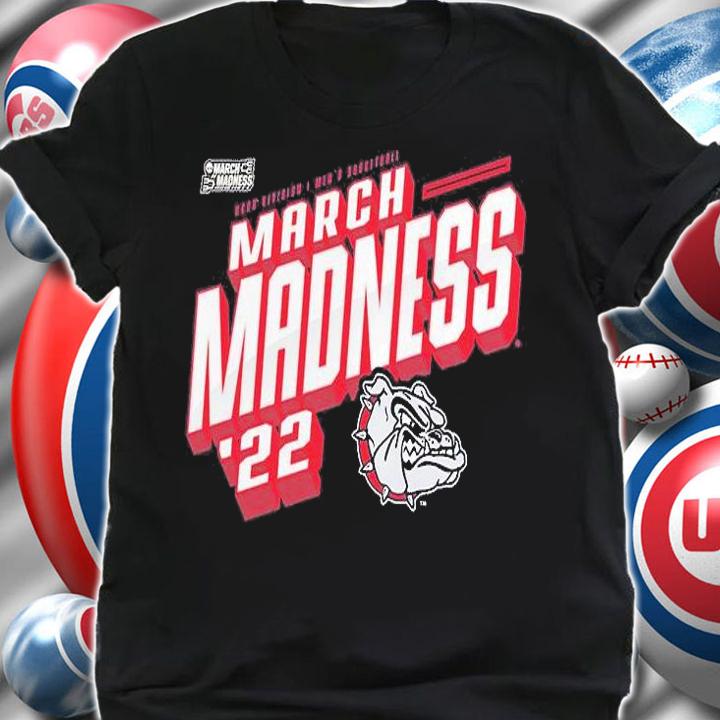 Gonzaga Bulldogs 2022 NCAA Division I Men's Basketball March Madness T-Shirt shirt