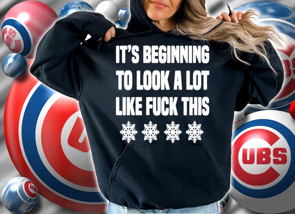 Its Beginning To Look A Lot Like Fuck This Snowflake Christmas T-Shirt hoodie