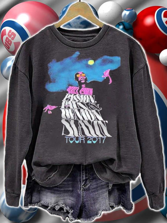Kid Cudi Passion Pain and Demon Slayin 2017 T-shirt