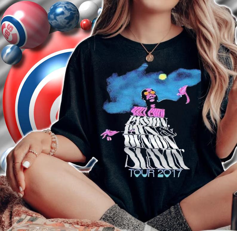 Kid Cudi Passion Pain and Demon Slayin 2017 T-shirt