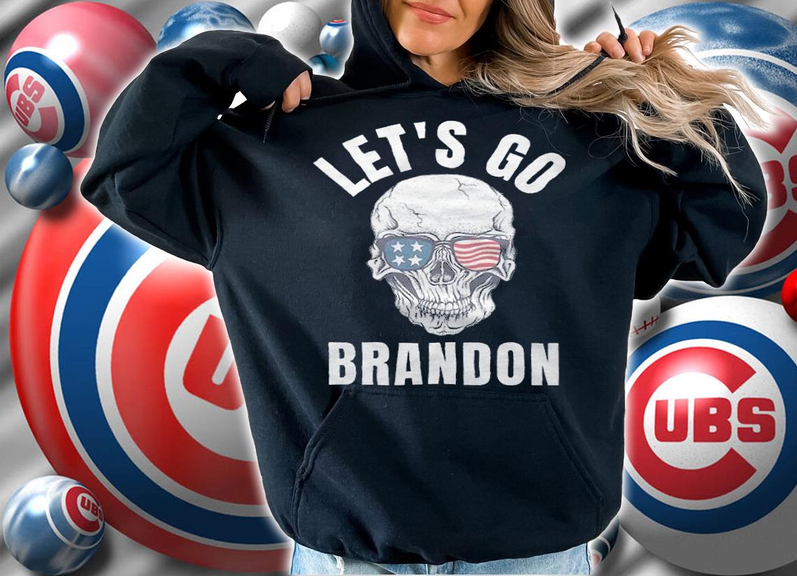 Let's Go Brandon Funny Joe Biden Brandon Joe Skull T-Shirt