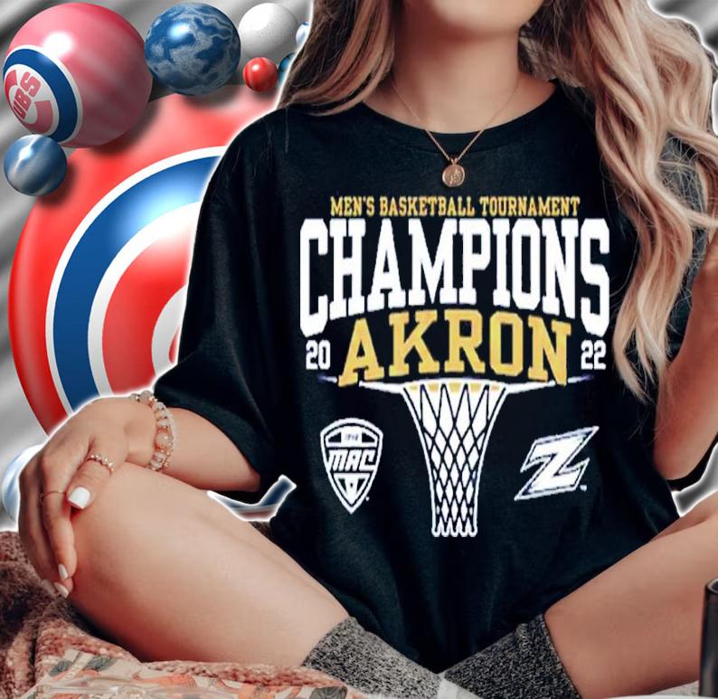 Men's Basketball Conference Tournament Champions Akron Zips shirt