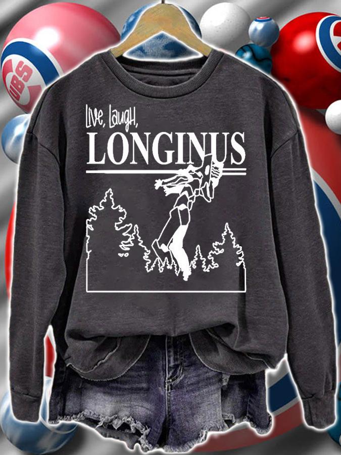 Neon Genesis Evangelion Live Laugh Longinus T-Shirt sweatshirt