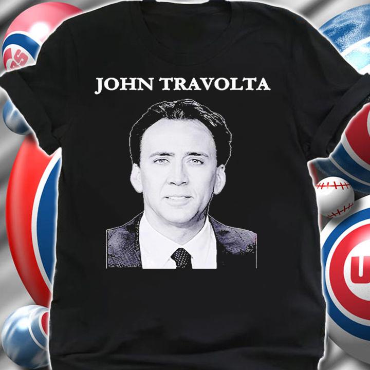 Nicolas Cage Signed By As John Travolta Face Off T-Shirt