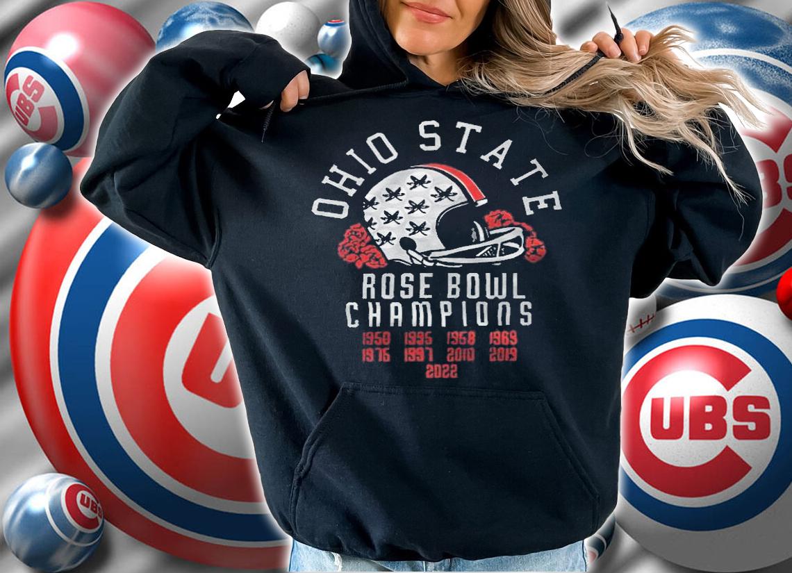 Ohio State Rose Bowl Champions 1950 1995 1958 1963 T-shirt