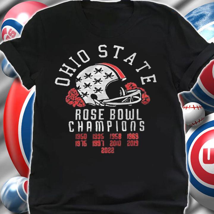 Ohio State Rose Bowl Champions 1950 1995 1958 1963 T-shirt