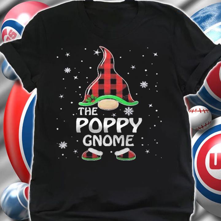 Poppy Gnome Buffalo Plaid Matching Family Christmas Pajama Shirt