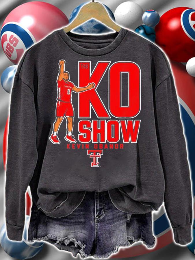 Texas Tech Basketball Kevin Obanor The Ko Show Shirt sweatshirt