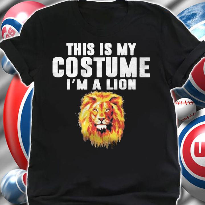 This Is My Lion Costume Animal Graphic Funny Halloween Shirt shirt