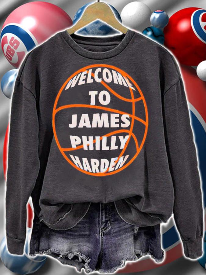 Welcome James Philly Harden Basketball Shirt sweatshirt