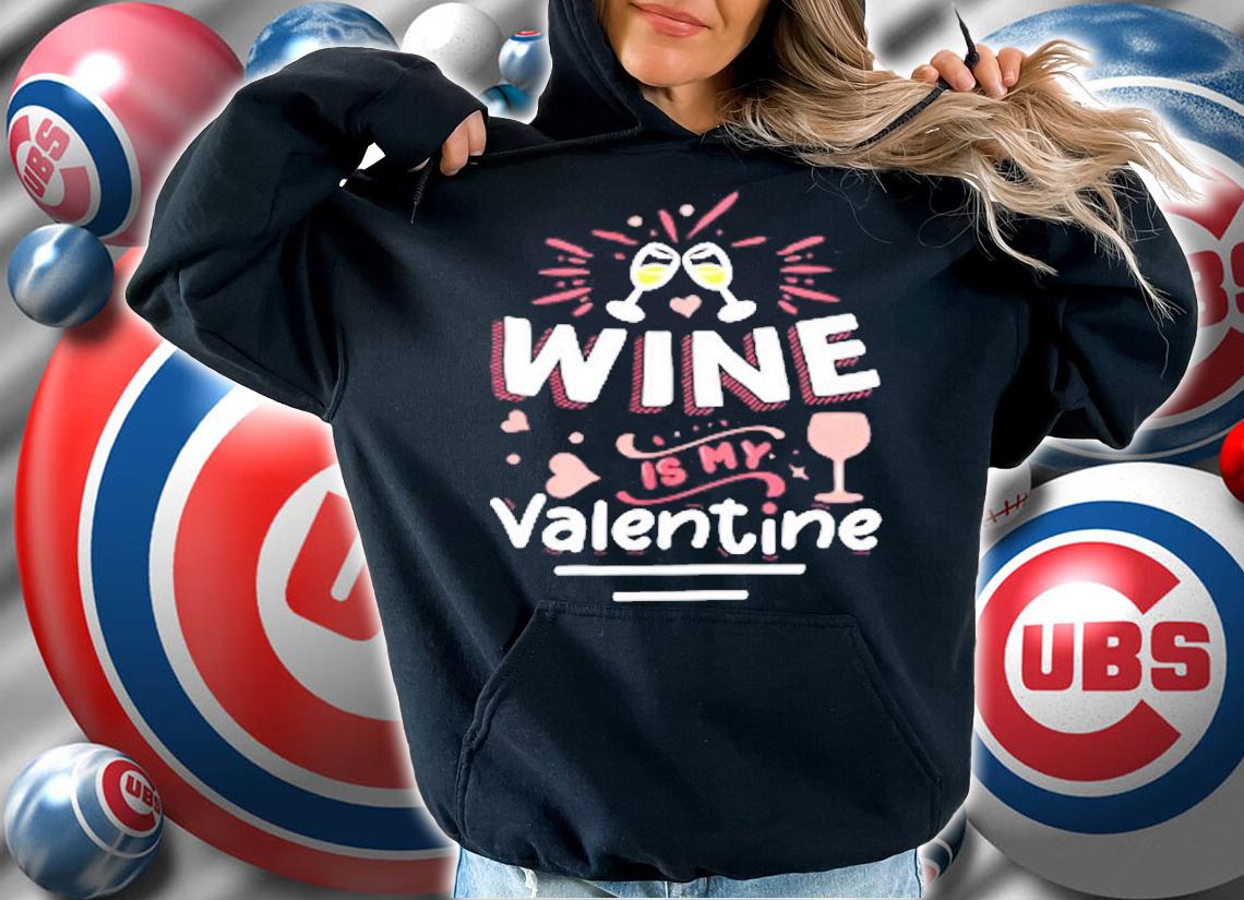 Wine Is My Valentine Valentines Day Funny Pajama T-Shirt