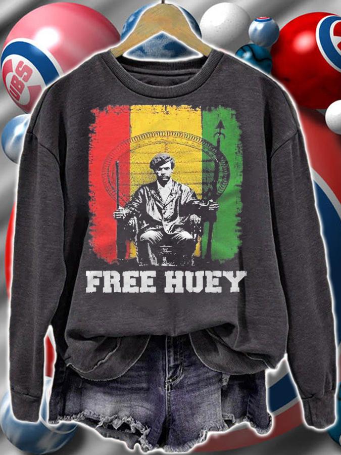 Free Huey Black History and African Roots Afro Empowerment t-shirt sweatshirt
