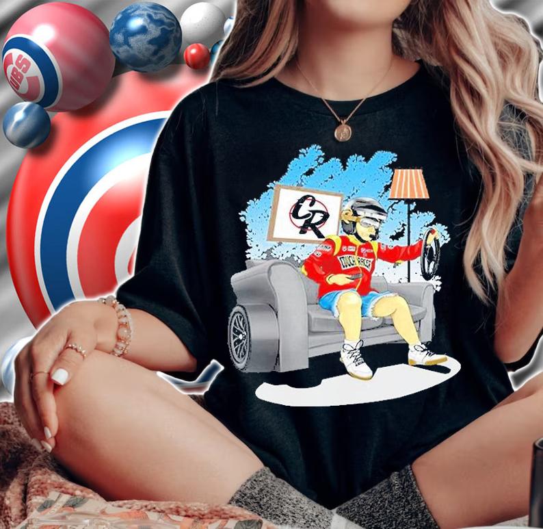 Couch Racer Brett Griffin T-Shirt woman shirt