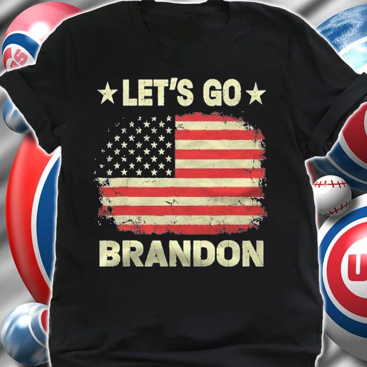 Lets Go Brandon American Flag Impeach Biden Premium Shirt shirt