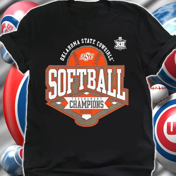 Oklahoma State Cowgirls 2022 Big 12 Softball Conference Tournament Champions T-Shirt shirt