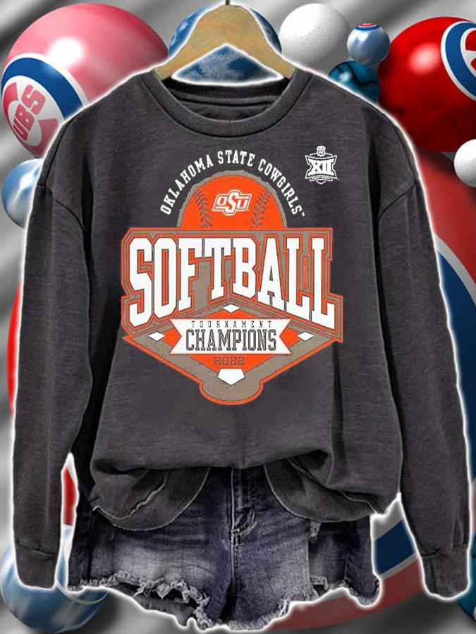 Oklahoma State Cowgirls 2022 Big 12 Softball Conference Tournament Champions T-Shirt sweatshirt