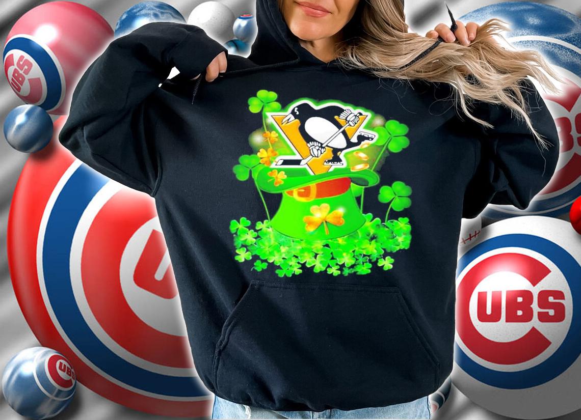 Pittsburgh Penguins Hockey Happy St Patrick's Day Shirt hoodie