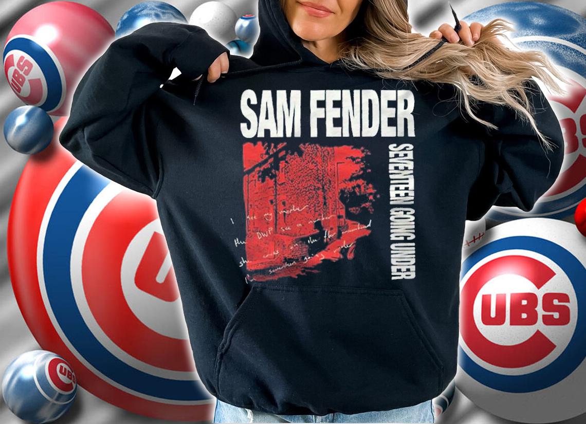 Sam Fender seventeen going under T-shirt hoodie
