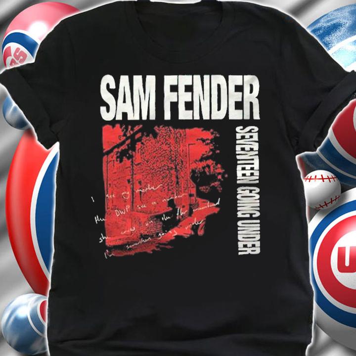 Sam Fender seventeen going under T-shirt shirt