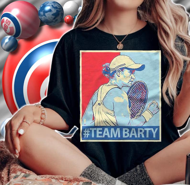 Team Ashleigh Barty Hope 2022 T-shirt woman shirt