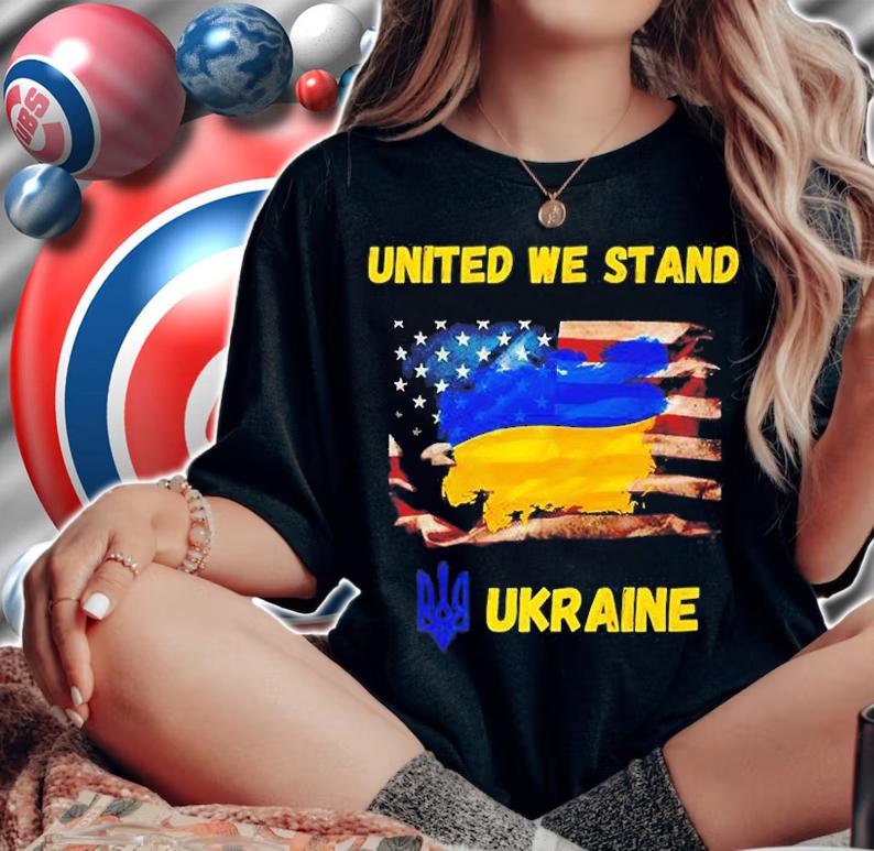 United We Stand American Friendship Flag Roots T-Shirt woman shirt