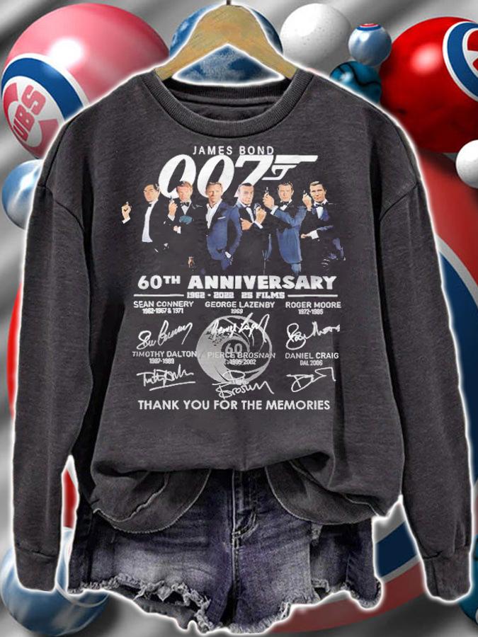 James Bond 007 T 60th anniversary signatures shirt