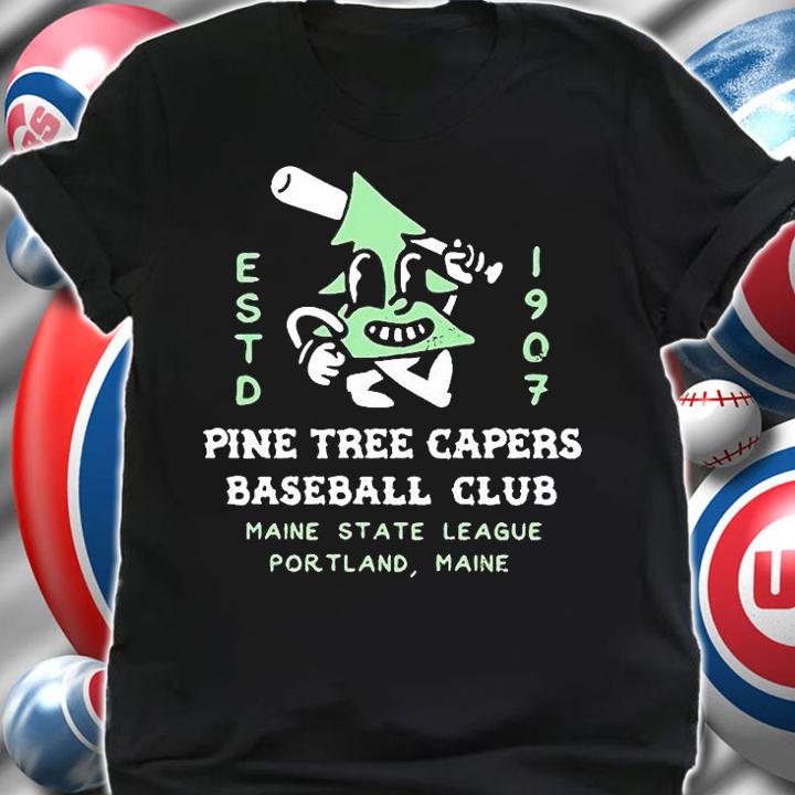 Pine Tree Capers Portland Minor League Baseball T-Shirt