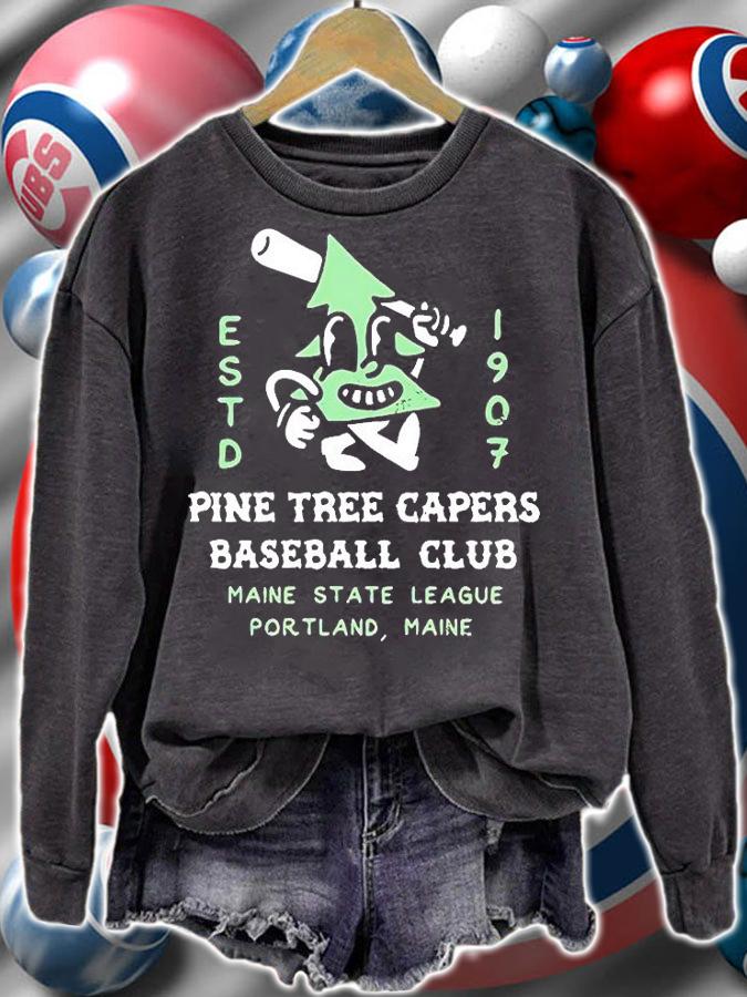 Pine Tree Capers Portland Minor League Baseball T-Shirt