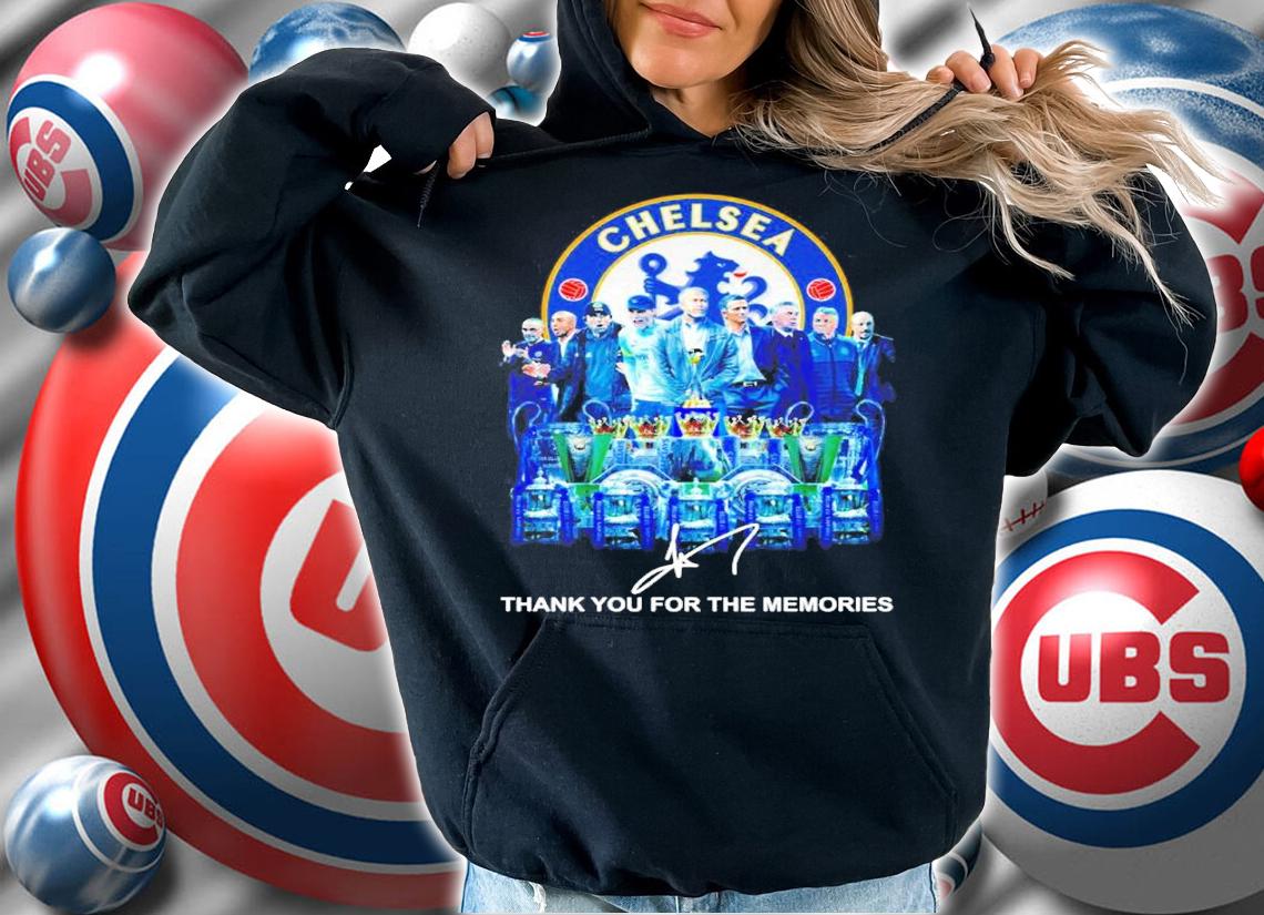 Chelsea Football Club Signatures Thank You For The Memories Shirt hoodie