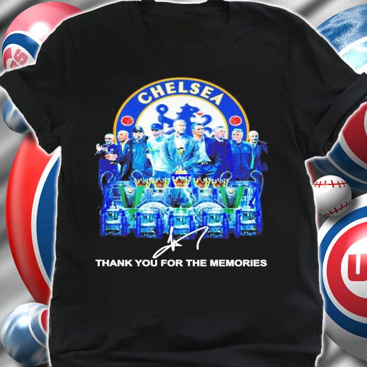 Chelsea Football Club Signatures Thank You For The Memories Shirt shirt