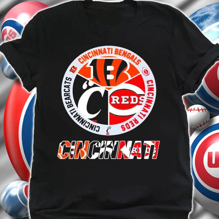 CINCINNATI Cincinnati Bengals Cincinnati Reds And Cincinnati Bearcats Shirt