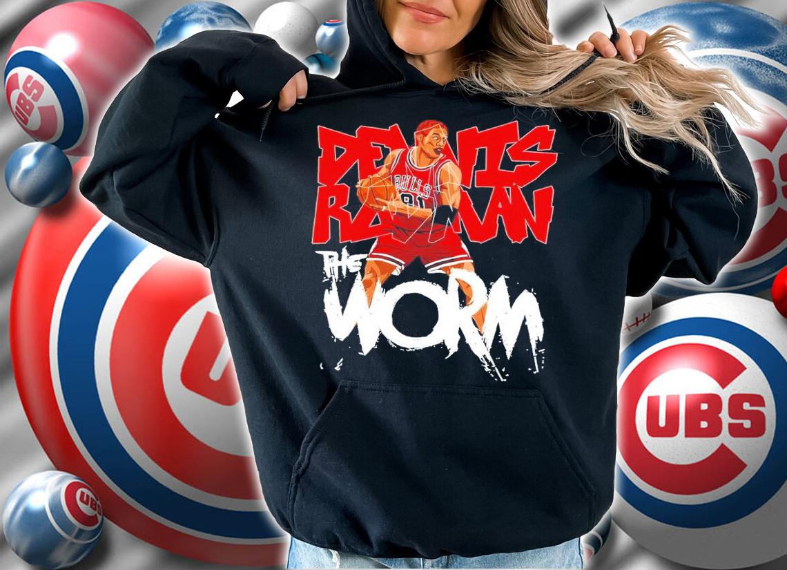 Dennis Rodman The Worm Bulls basketball shirt hoodie